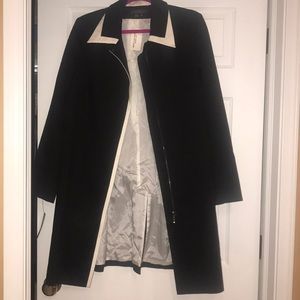 Black with white accents jacket